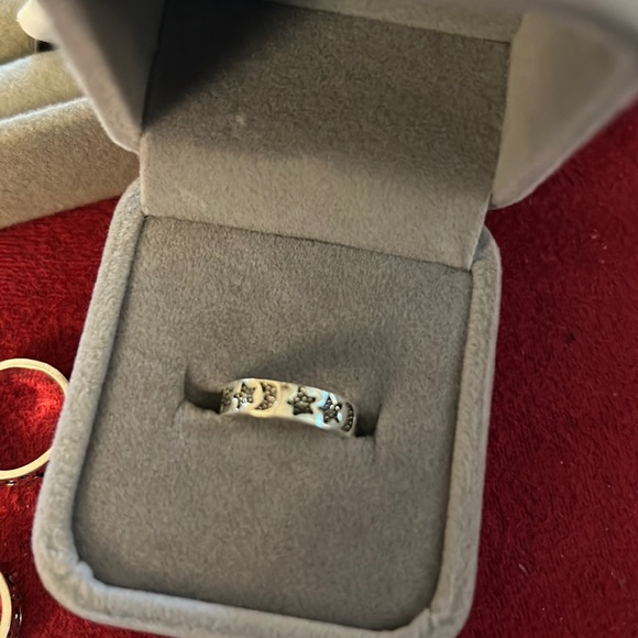 Toe Ring Silver 🌙 Moon & ⭐️ Stars - Picture 1 of 4